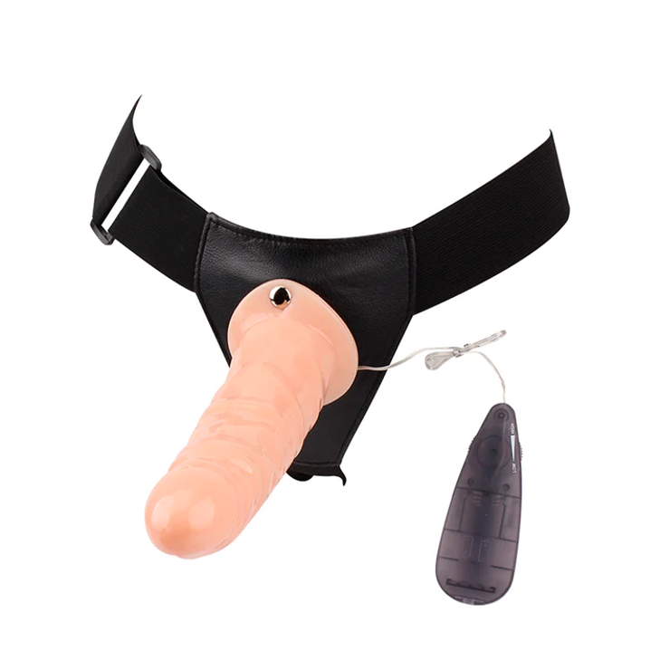 Arnés Vibrador Hueco Strap On Basic La Maleta Rosada