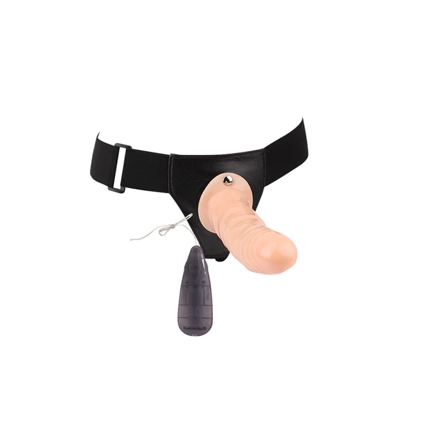 Arnés Vibrador Hueco Strap On Basic La Maleta Rosada