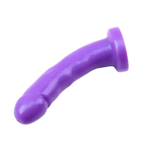 Arnés con Dildo Suave Morado La Maleta Rosada