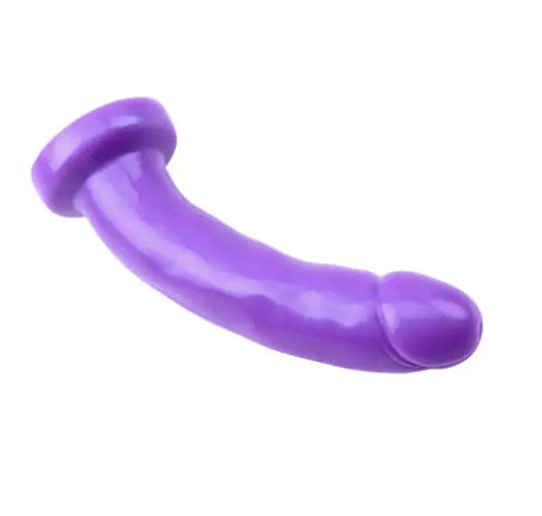 Arnés con Dildo Suave Morado La Maleta Rosada