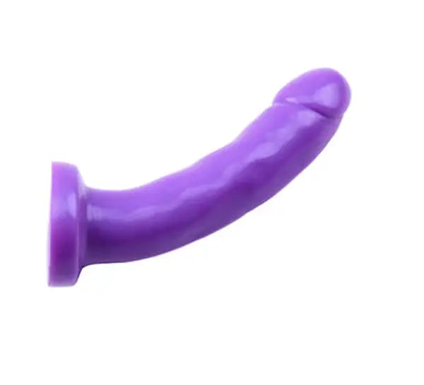 Arnés con Dildo Suave Morado La Maleta Rosada