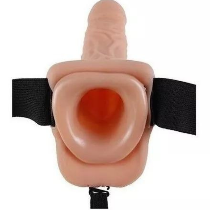 Arnés Hueco con Vibración 19.5 cm - La Maleta Rosada Tienda Erótica