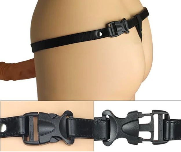 Arnés Strap On Unisex Hueco con Vibración – La Maleta Rosada Arnés Sexual