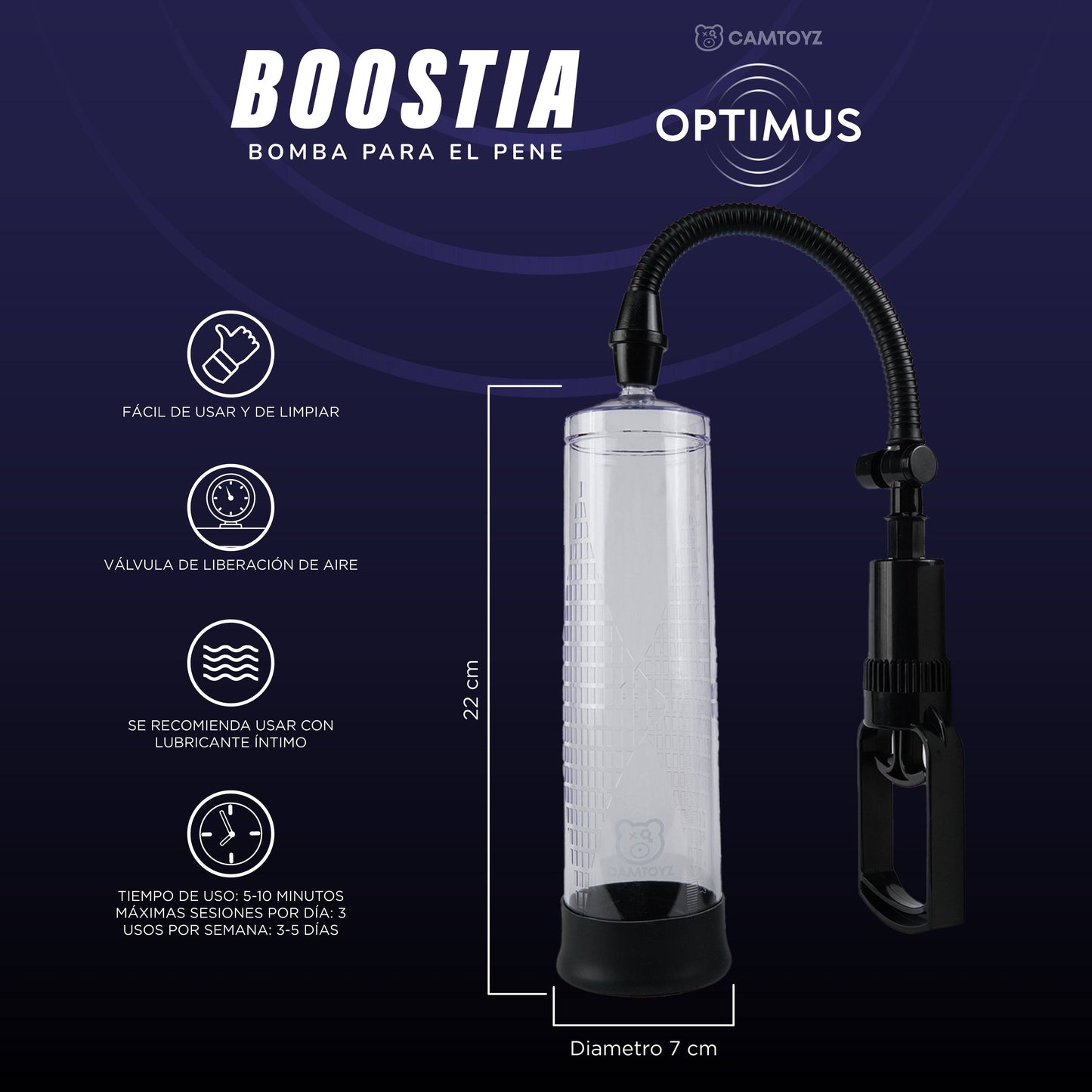 Bomba para el Pene Boostia - La Maleta Rosada Bombas para el Hombre