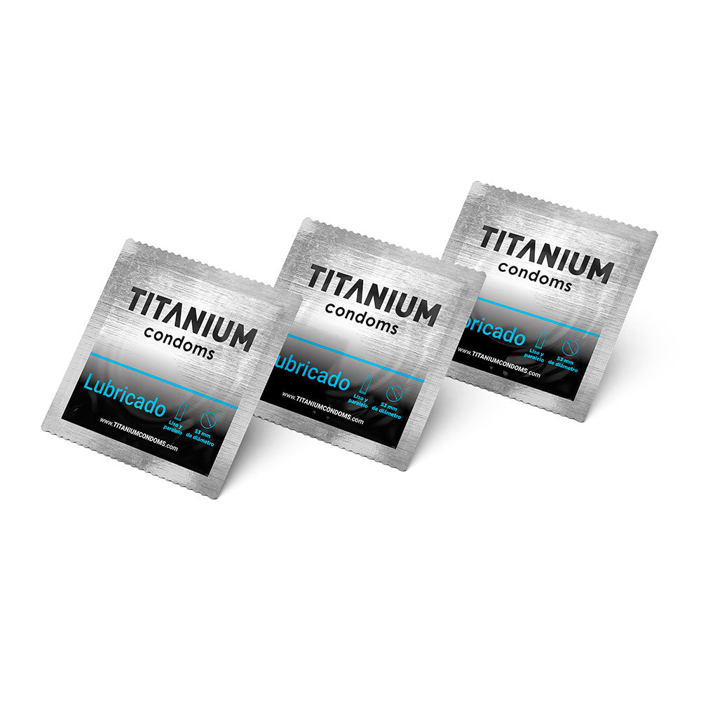 Condones Titanium Lubricados x3 La Maleta Rosada