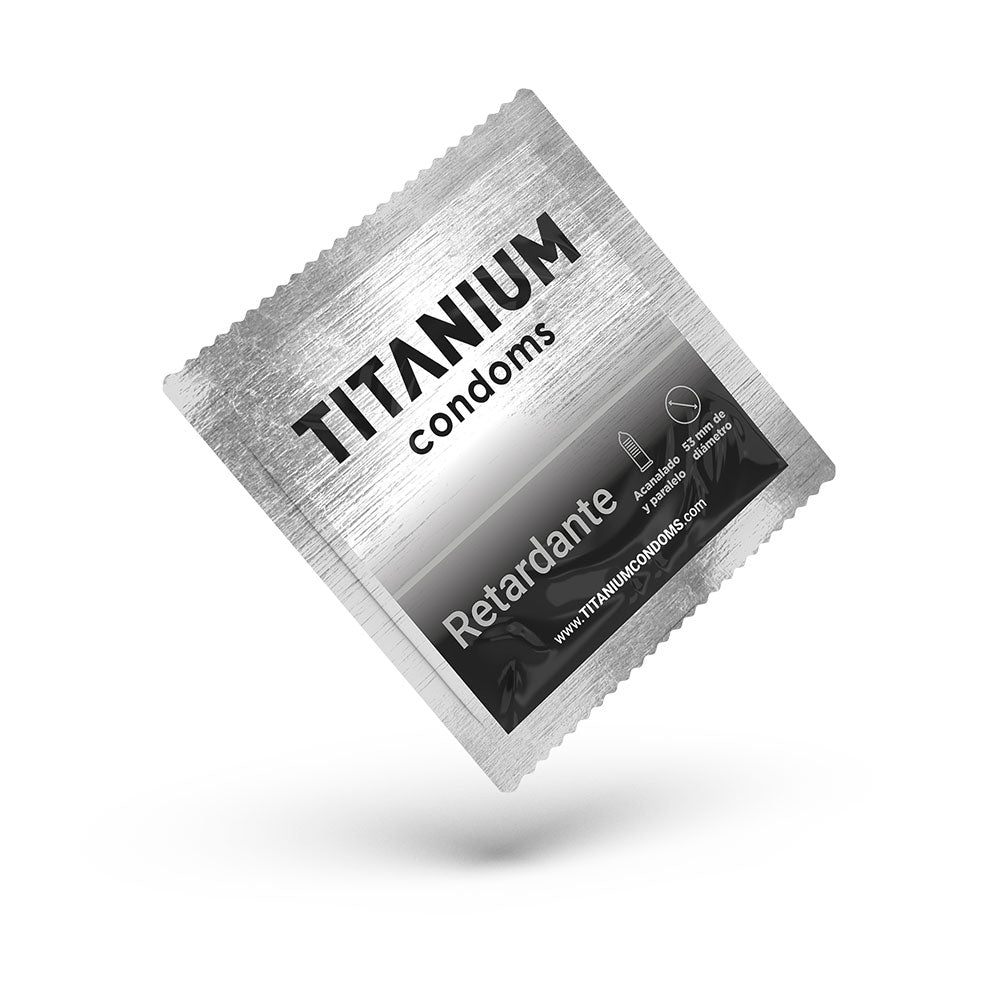 Condones Titanium Retardante x3 La Maleta Rosada