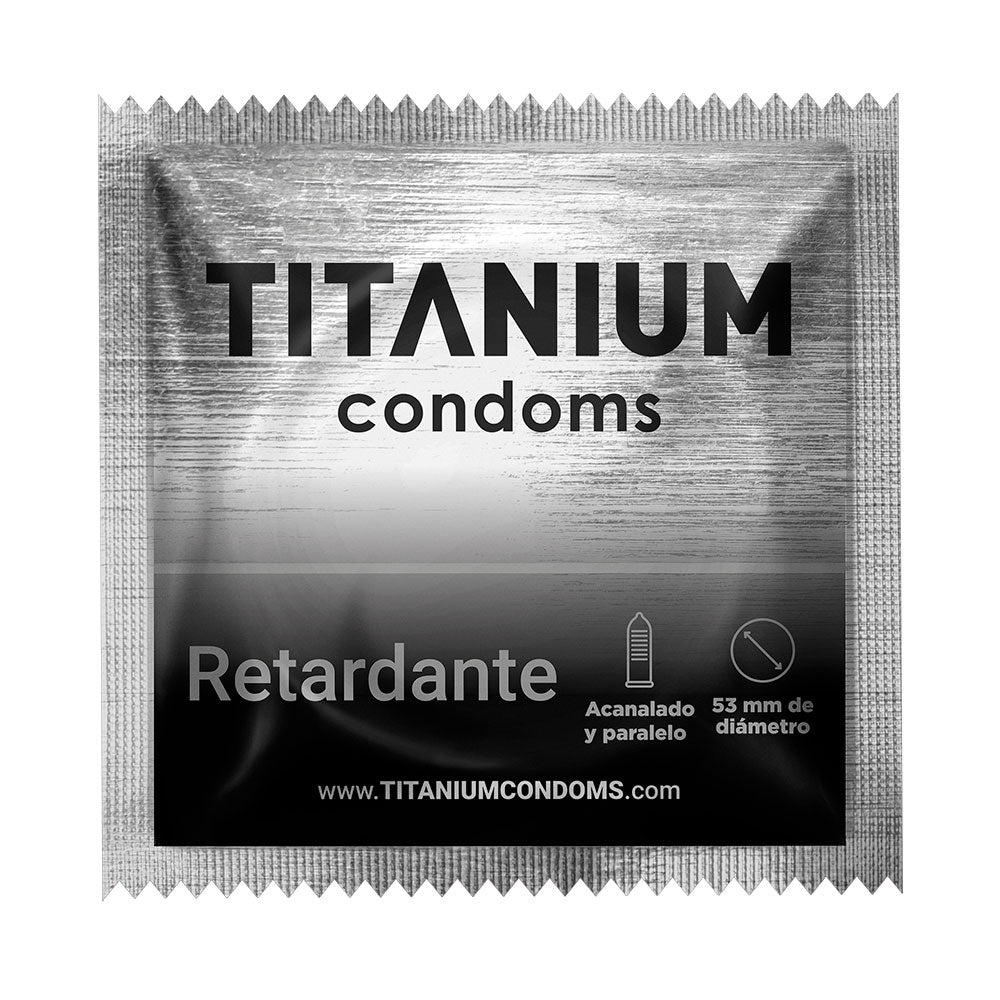 Condones Titanium Retardante x3 La Maleta Rosada