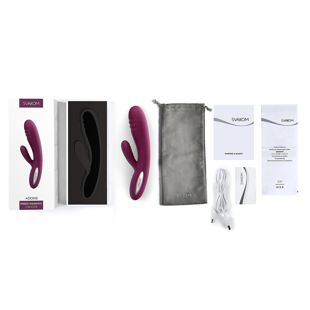 Conejo Térmico Adonis - La Maleta Rosada Vibrador Conejo