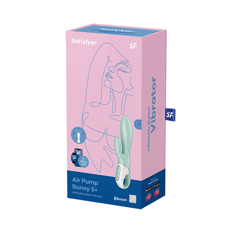 Conejo Vibrado Inflable Satisfyer Air Pump Bunny 5 – La Maleta Rosada Vibradores Sexuales