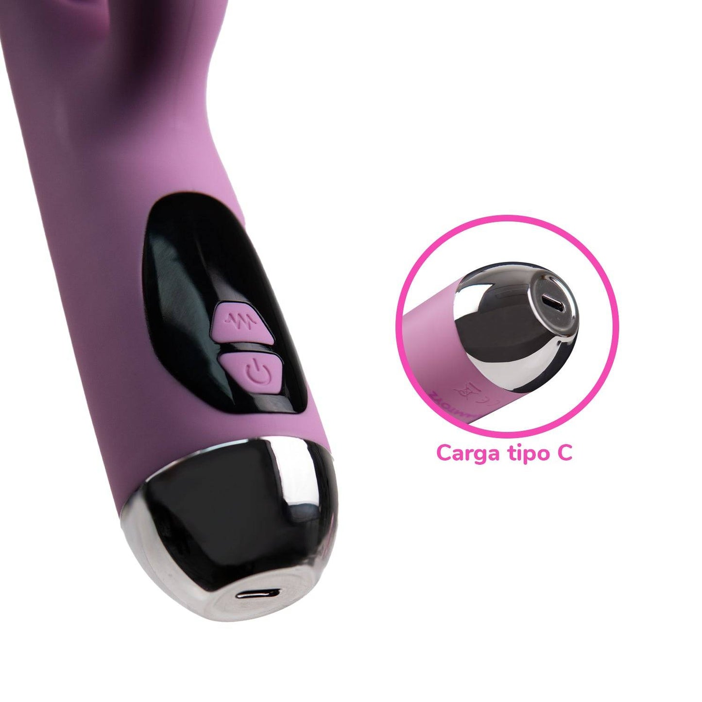 Conejo Vibrador Avery con Estimulación de Punto G - La Maleta Rosada Tienda de Juguetes