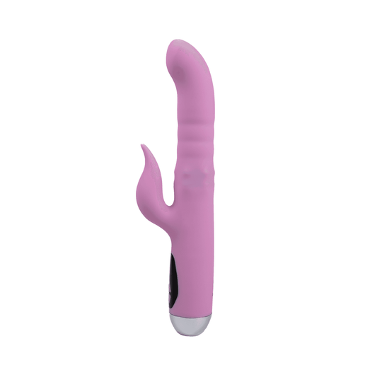 Conejo Vibrador Osma con Empuje y Esferas Giratorias - La Maleta Rosada Vibrador Sexual