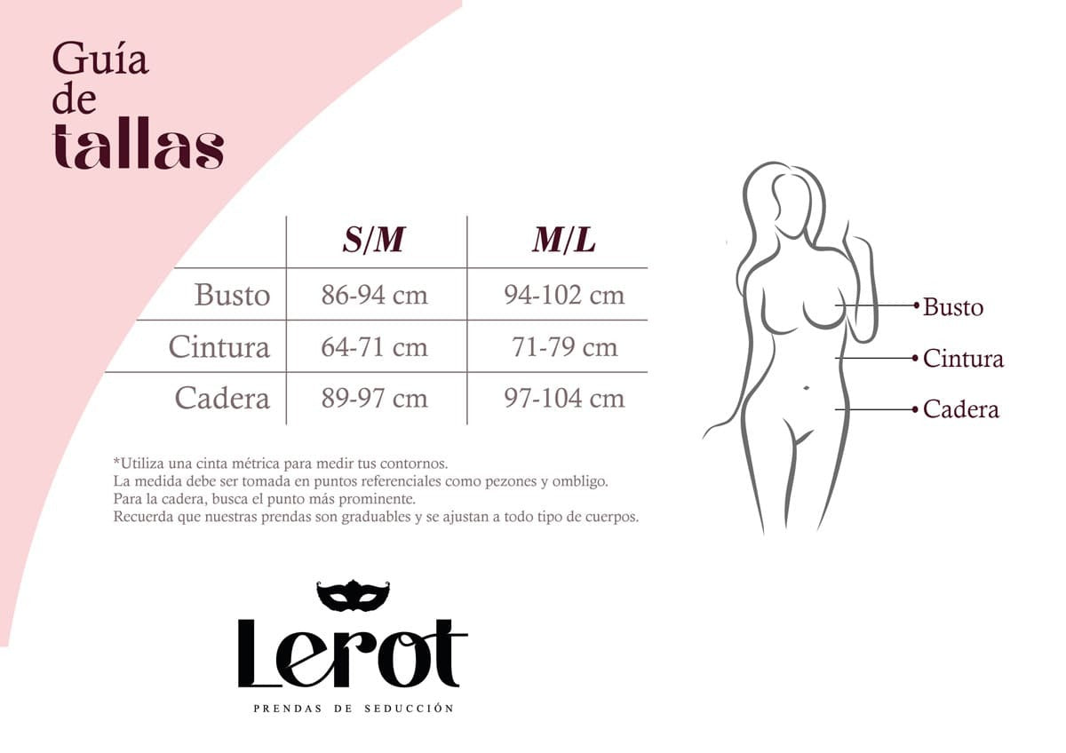 Conjunto Lencería Lara Negro - La Maleta Rosada Lencería Erótica