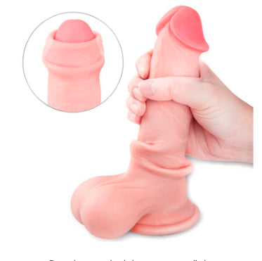 Dildo Deslizable 19.5 cm Beige La Maleta Rosada