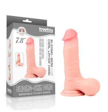 Dildo Deslizable 19.5 cm Beige La Maleta Rosada