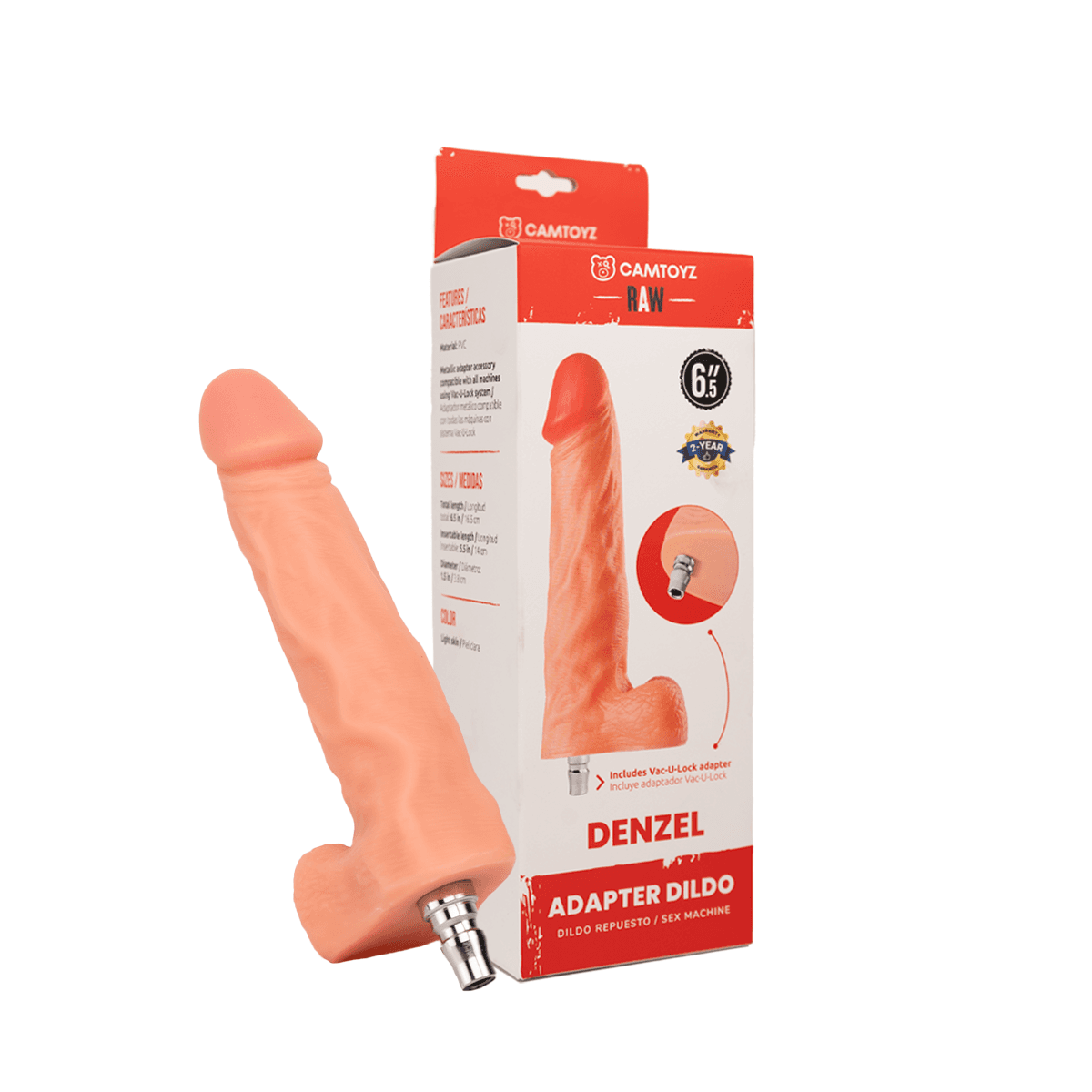 Dildo Repuesto Denzel para Sex Machine Lovense - La Maleta Rosada Tienda Erótica