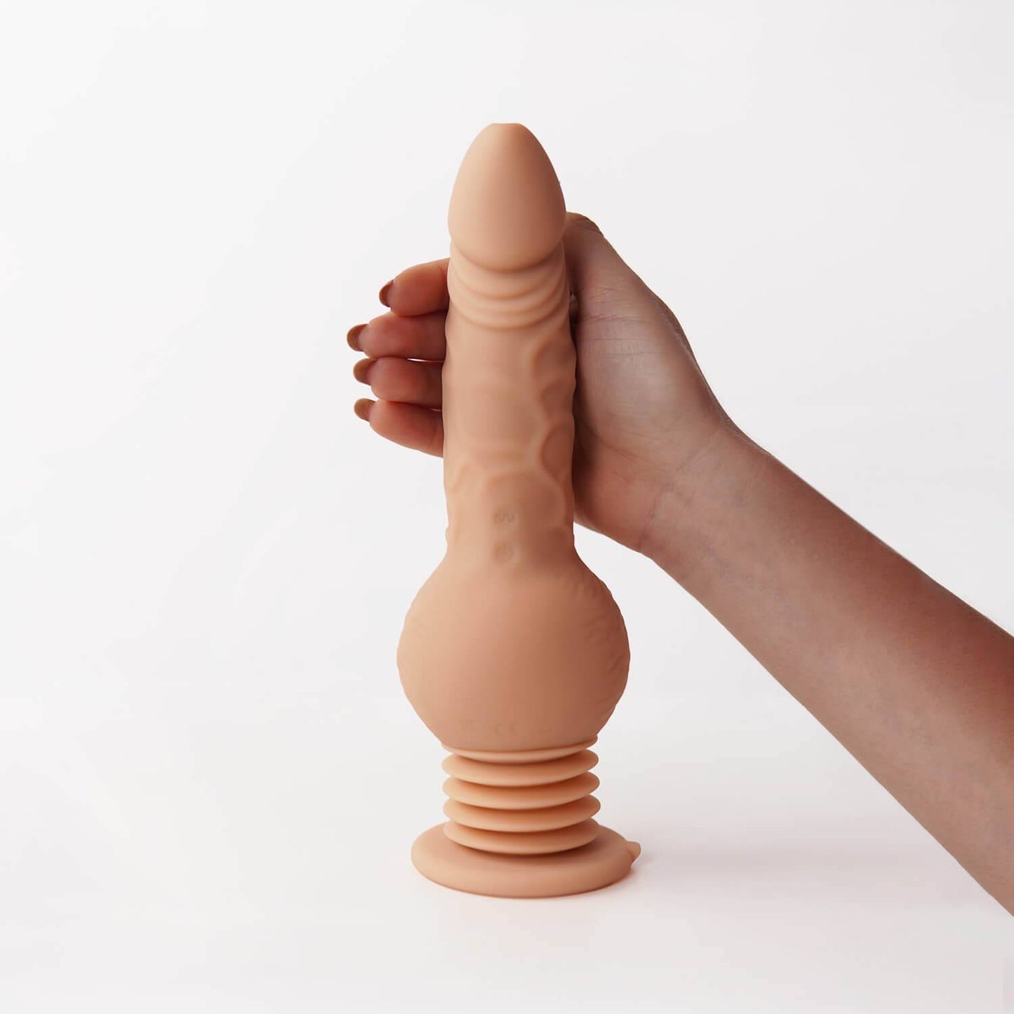 Dildo Vibrador Realista con Empuje Velosten - La Maleta Rosada Juguetes Sexuales