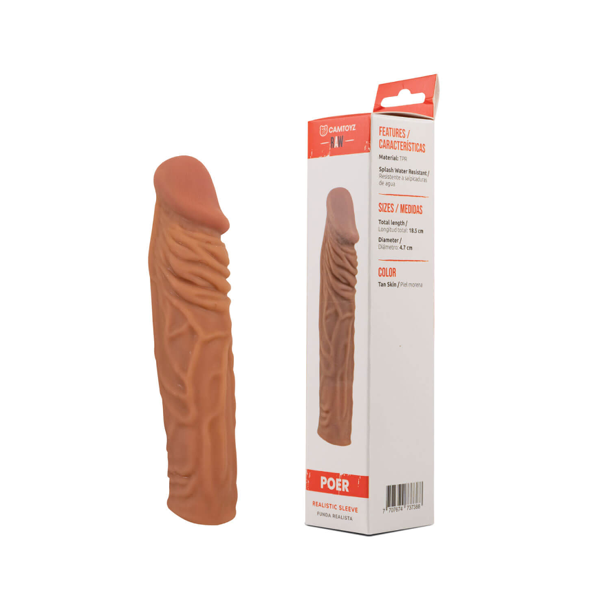 Extensión Funda para el Pene Poer - La Maleta Rosada Sex Shop