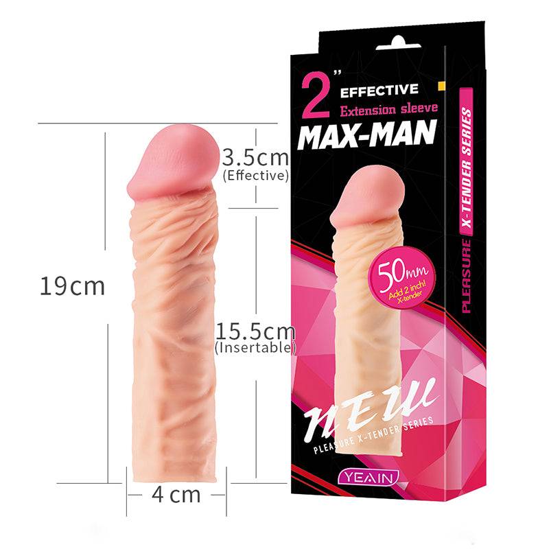 Funda para el Pene Pleasure X-Tender 19 cm - La Maleta Rosada Juguetes Sexuales