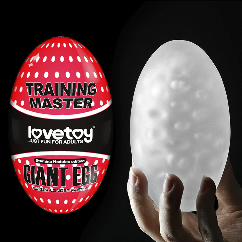 Huevo Masturbador Giant Egg Rojo La Maleta Rosada
