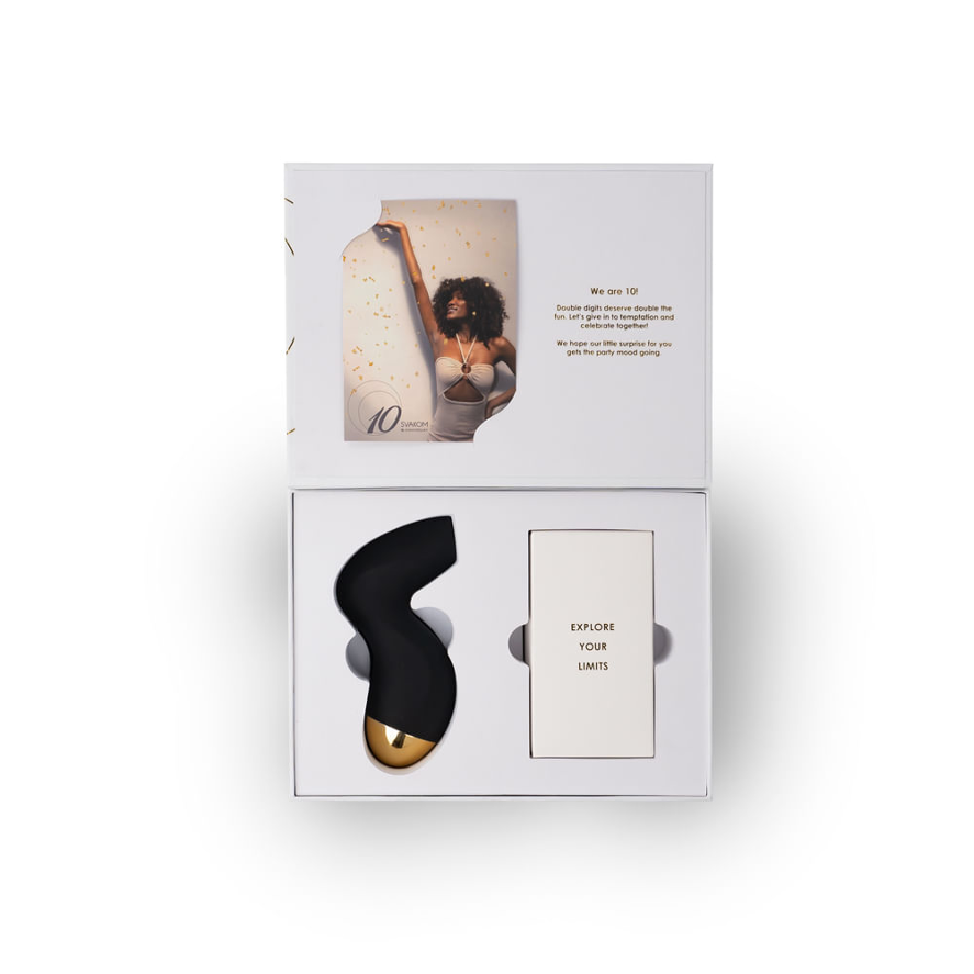 Kit Svakom Pulse Pure Antifaz y Vendas – La Maleta Rosada Juguetes Sexuales