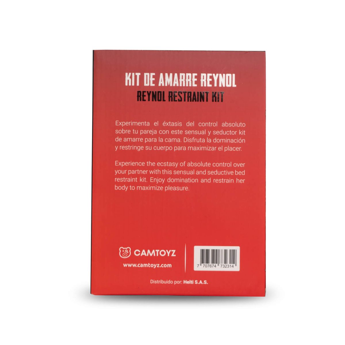 Kit de Amarre BDSM para la Cama Reynols Negro