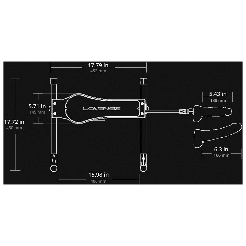 Lovense Sex Machine - La Maleta Rosada Máquina sexual