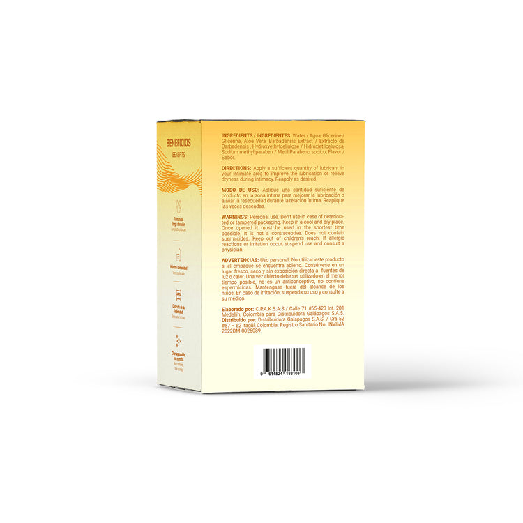 Lubricante Caliente Elixir Sabor a Leche Condensada 30ml - La Maleta Rosada Juguetes para Adultos