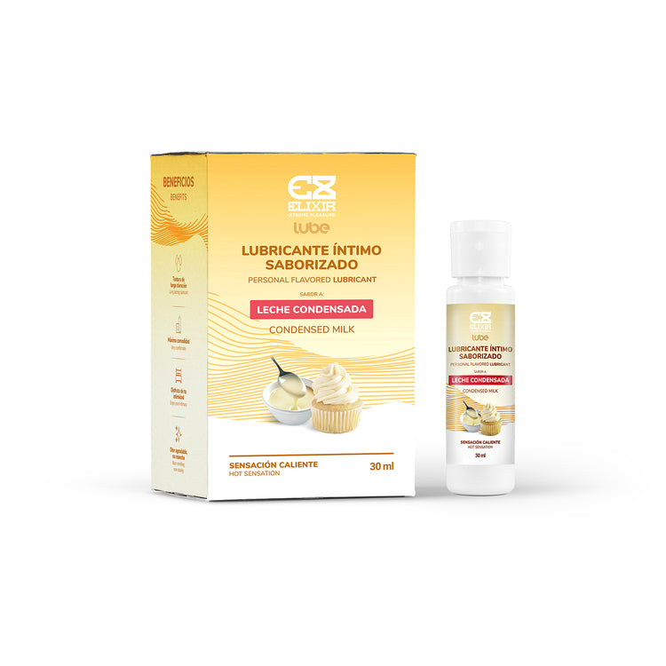 Lubricante Caliente Elixir Sabor a Leche Condensada 30ml - La Maleta Rosada Sex Shop Online