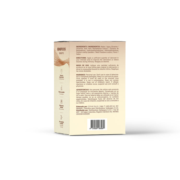 Lubricante Caliente Elixir Sabor a Limonada de Coco 30ml - La Maleta Rosada Tienda Erótica