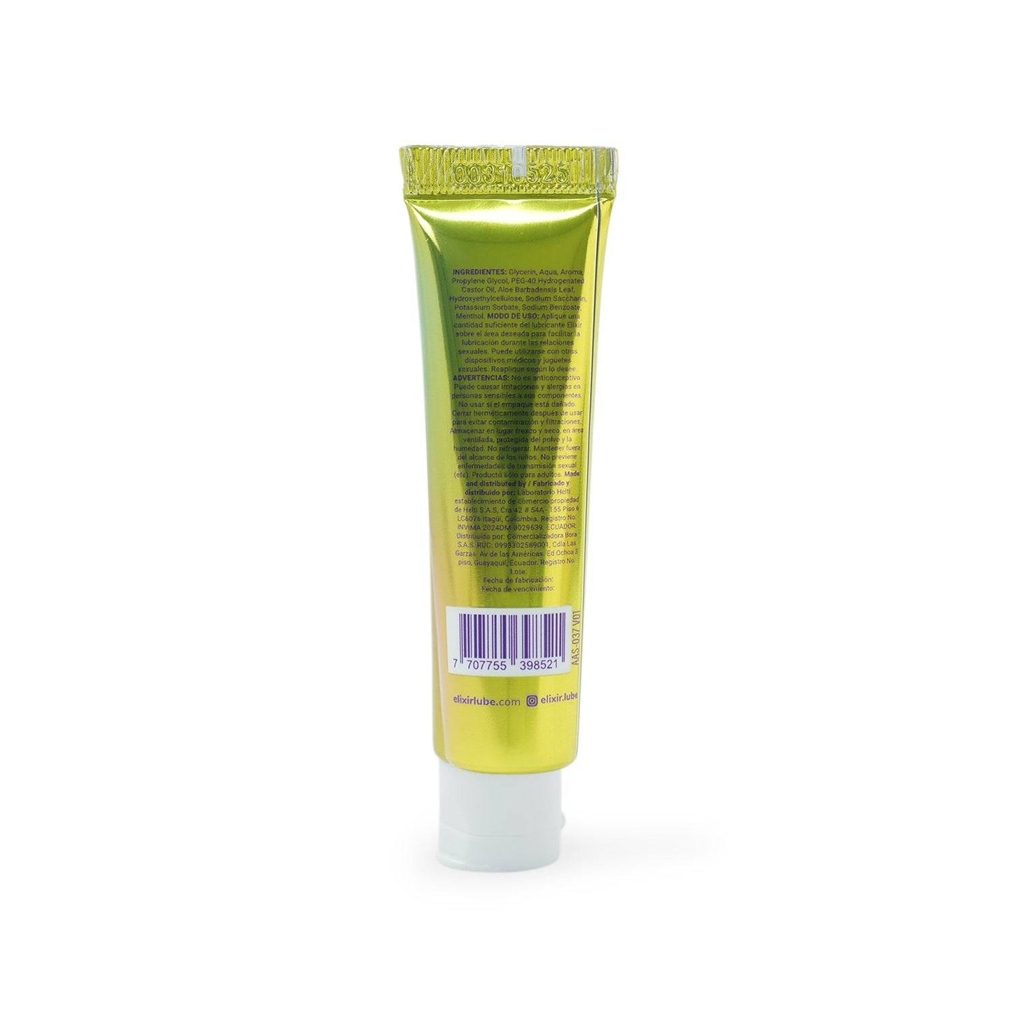 Lubricante 5 Sensaciones Elixir - La Maleta Rosada Juguetes Sexuales