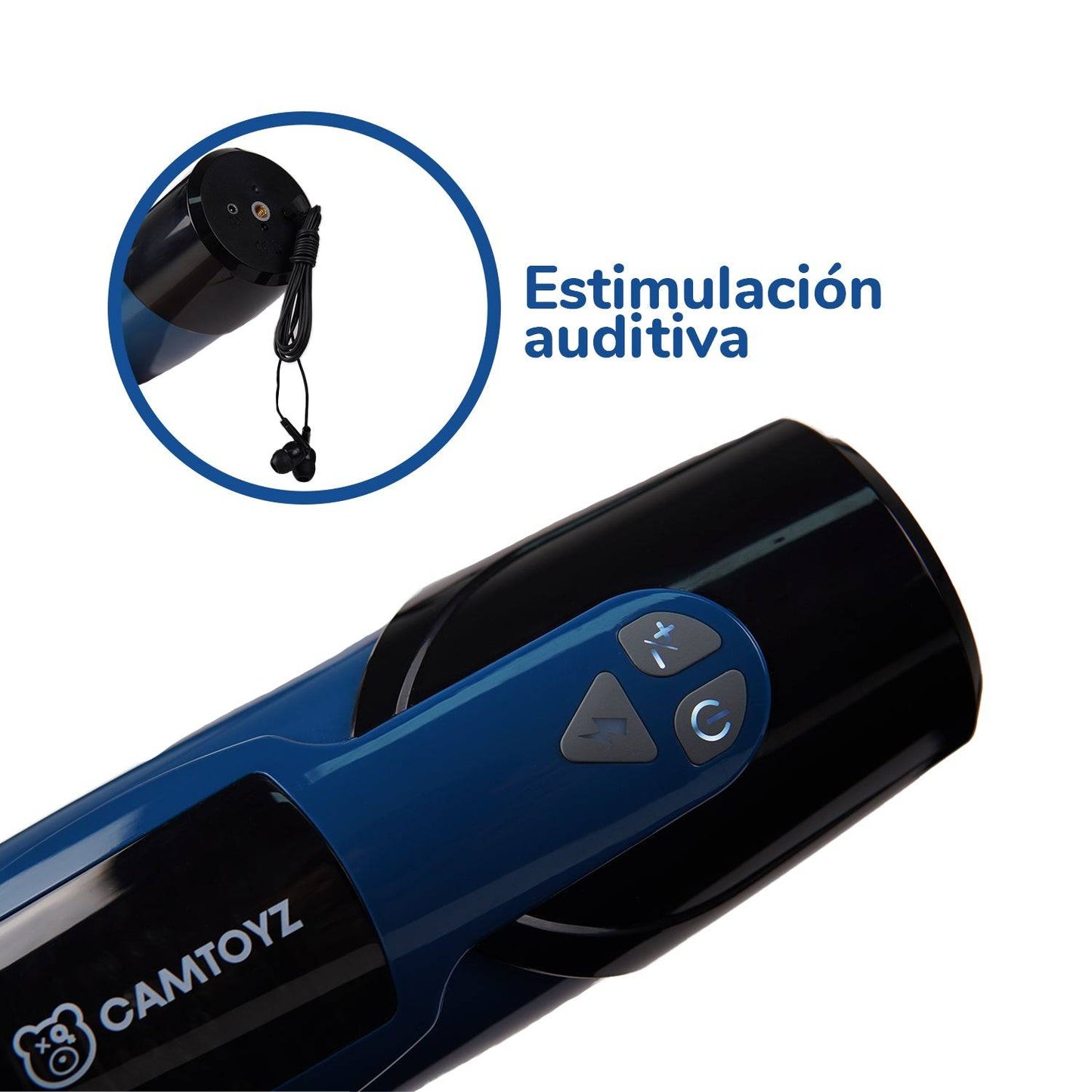 Masturbador Masculino con Rotación y Empuje Dynamo - La Maleta Rosada Juguetes para Adulto