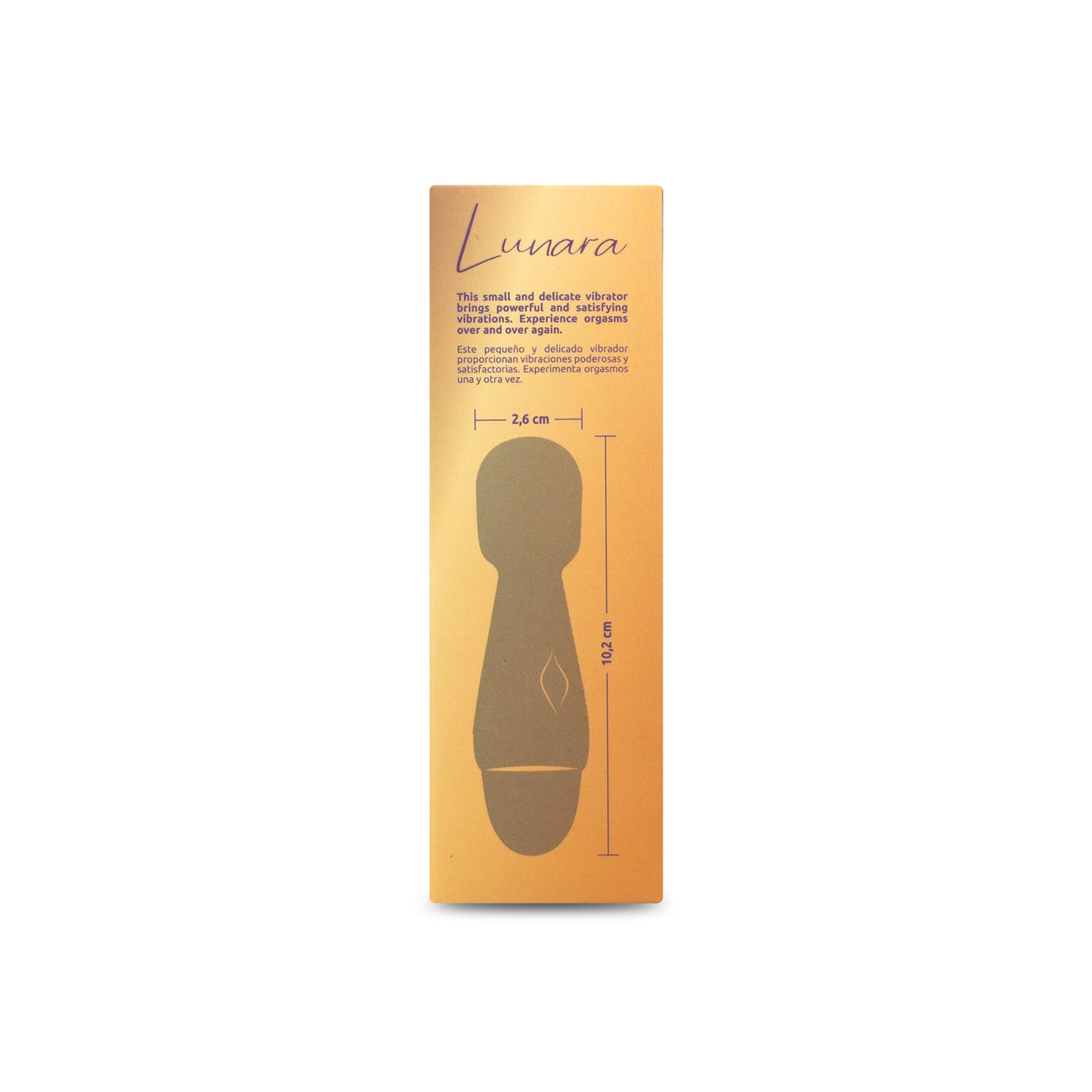 Mini Vibrador Hitachi Lunara - La Maleta Rosada Tienda Erótica
