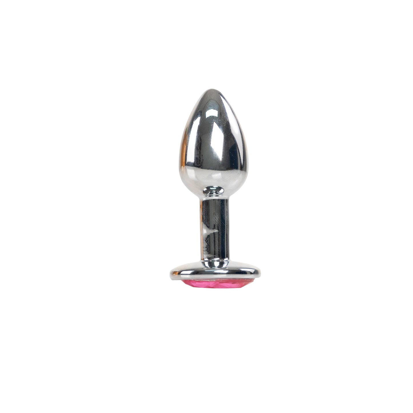 Plug Anal Metálico con Joya Talla XS - La Maleta Rosada Tienda Erótica