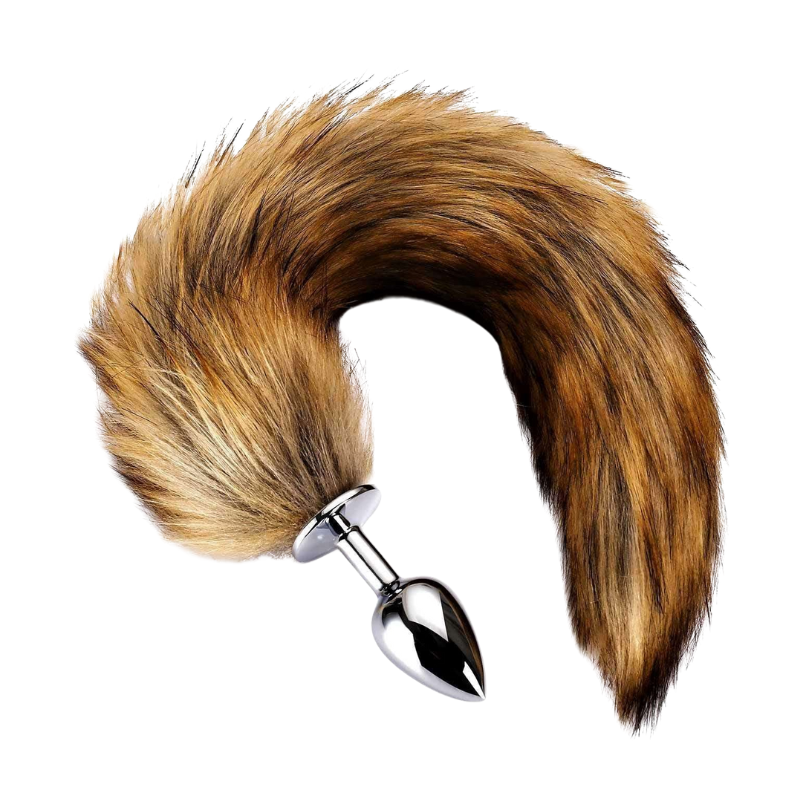 Plug Metlico Cola de Zorro Talla M - La Maleta Rosada Sex Shop Plug Metlico Cola de Zorro Talla M - La Maleta Rosada Sex Shop
