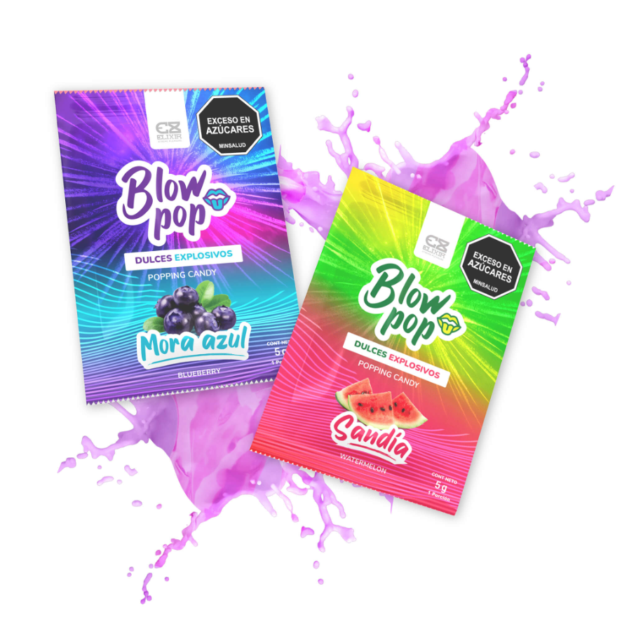 Polvos para Sexo Oral Blow Pop Elixir – La Maleta Rosada Sex Shop