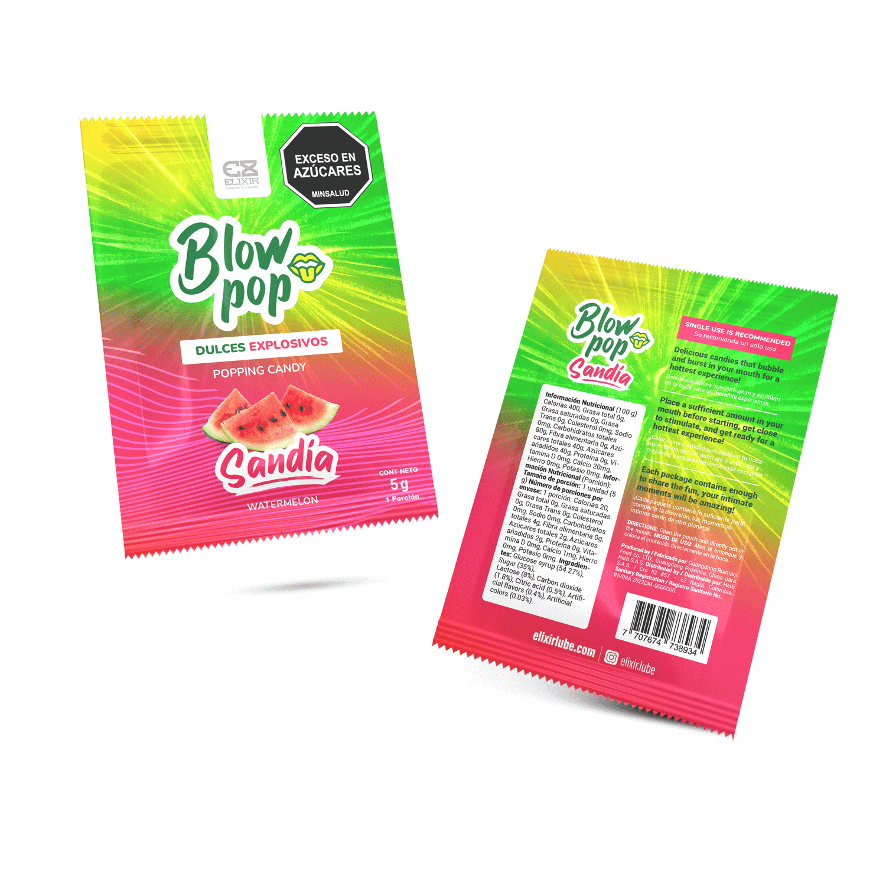 Polvos para Sexo Oral Blow Pop Elixir – La Maleta Rosada Tienda Erótica