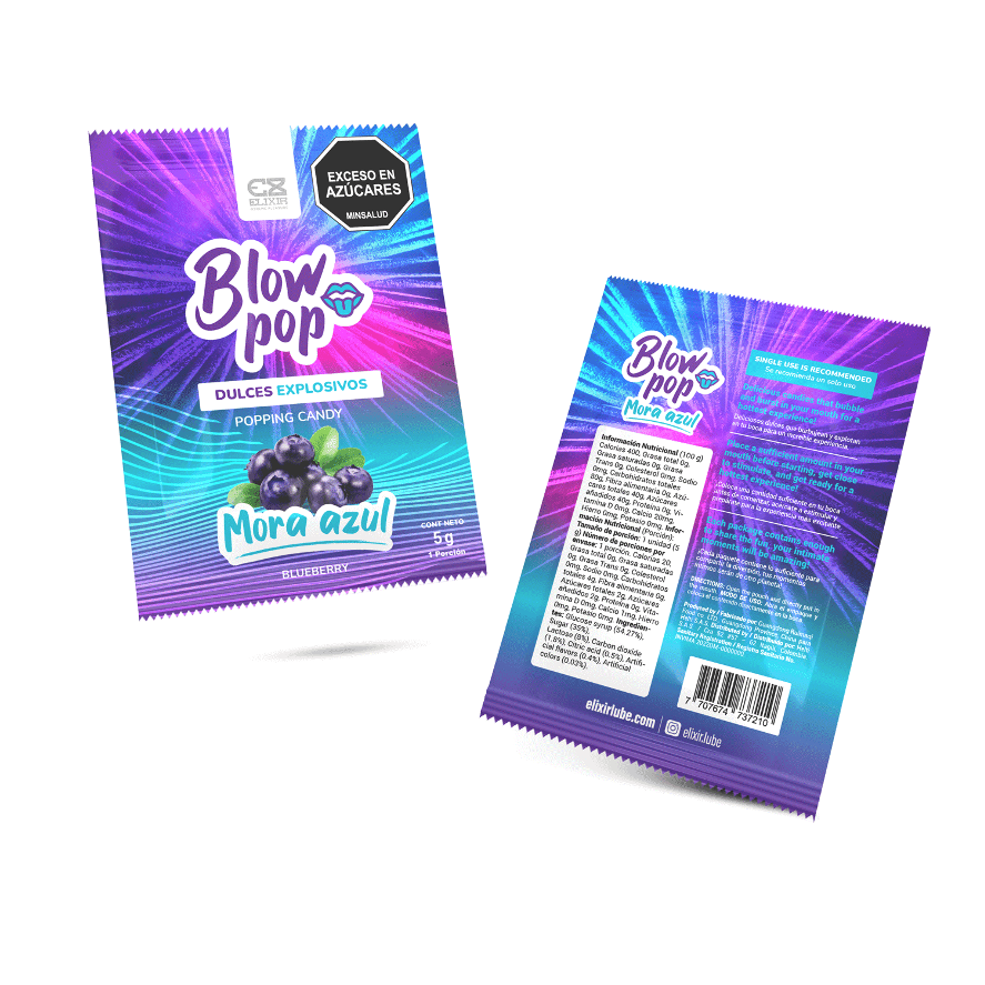 Polvos para Sexo Oral Blow Pop Elixir – La Maleta Rosada Tienda Sexual