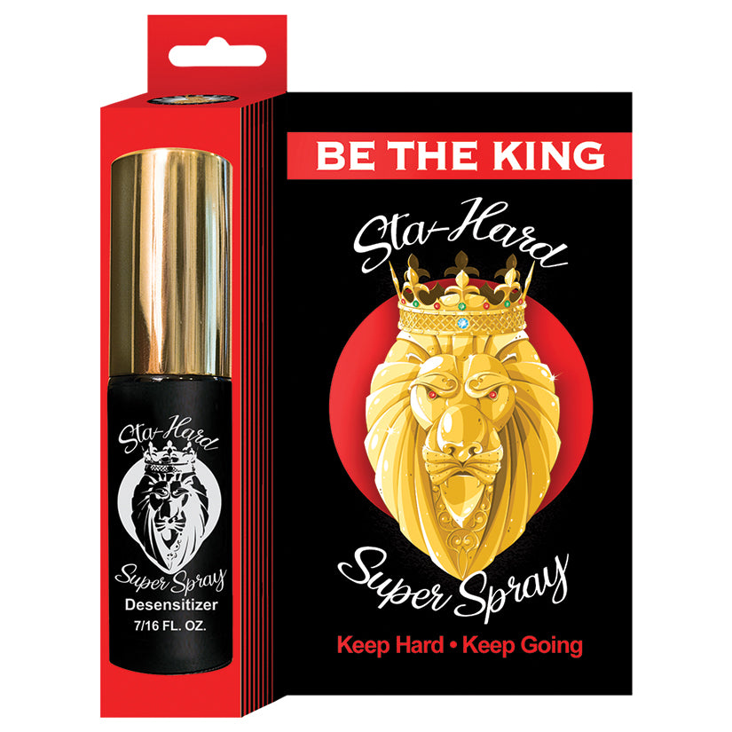 Retardante Be The King Sta-Hard Super Spray - La Maleta Rosada Sex Shop Online