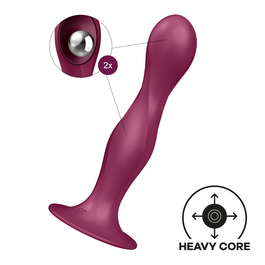 Satisfyer Double Ball-R - La Maleta Rosada Dildo Sexual