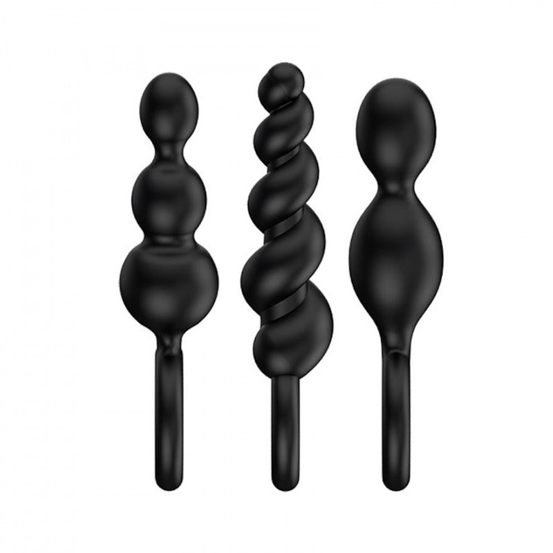 Set de Plugs Anales Satisfyer Booty Call - La Maleta Rosada Juguetes Sexuales