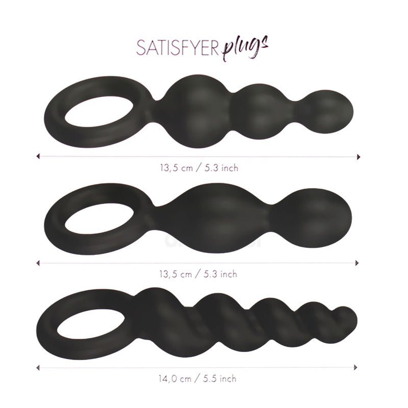Set de Plugs Anales Satisfyer Booty Call - La Maleta Rosada Tienda Sexual