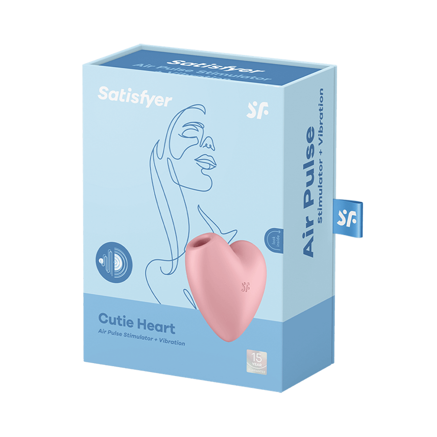 Succionador de Clítoris Satisfyer Cutie Heart – La Maleta Rosada Tienda para Adultos