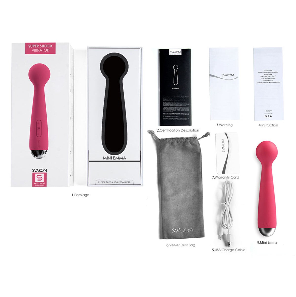 Vibrador Mini Emma La Maleta Rosada