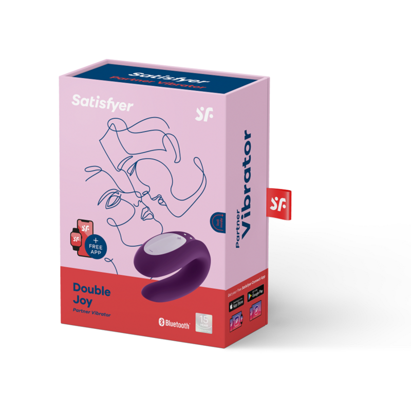 Vibrador Satisfyer Double Joy Para Parejas La Maleta Rosada