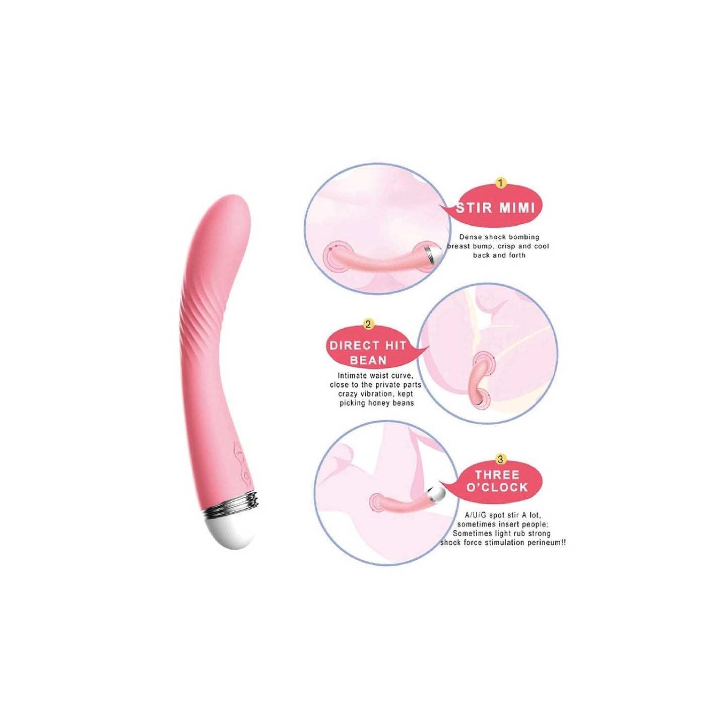 Vibrador para punto G Lilo La Maleta Rosada