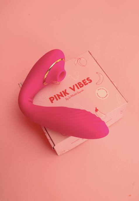 Vibrador y Succionador CLITO - La Maleta Rosada Succionador de clítoris