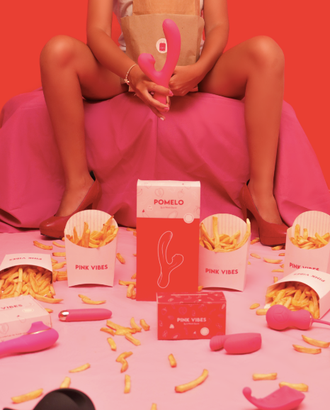 Vibrador y Succionador CLITO - La Maleta Rosada Vibrador de Clítoris
