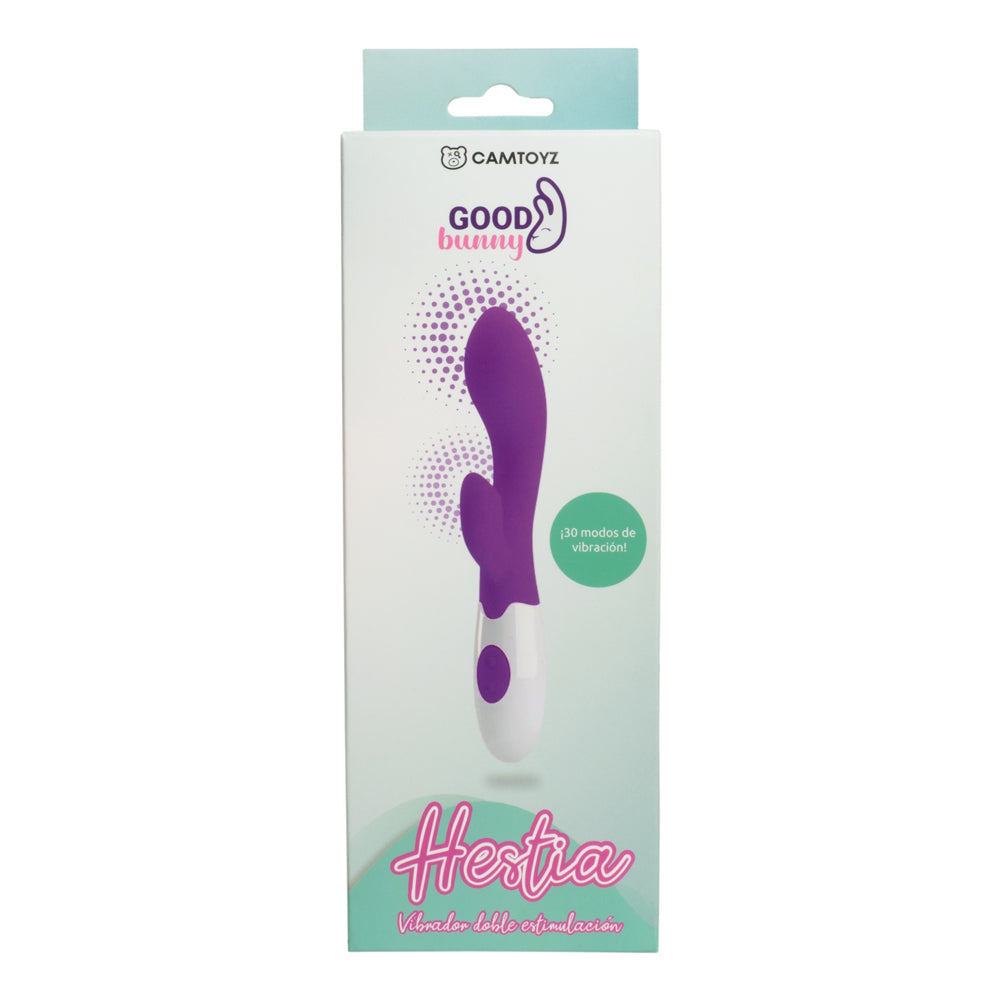 Vibrador Conejo Hestia - La Maleta Rosada Sex Shop