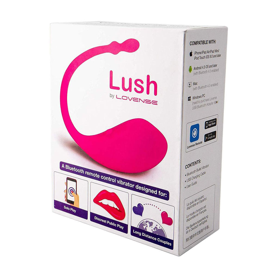 Vibrador Lovense Lush – La Maleta Rosada Tienda para Adultos