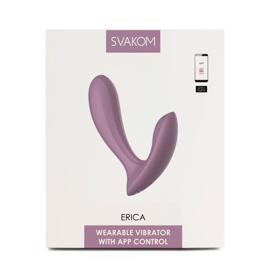 Vibrador Portable Svakom Erica con App – La Maleta Rosada Juguete Anal